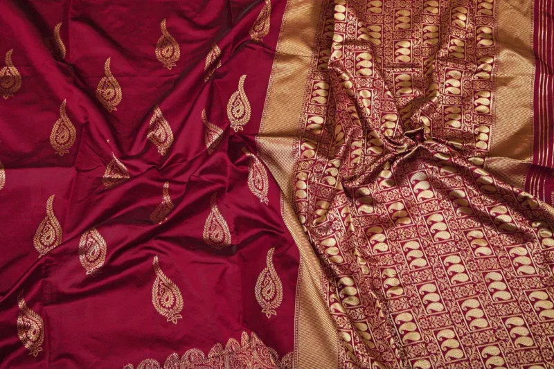 Soft Silk 2057 Soft Lichi Silk Jacquard Work Occasion Saree